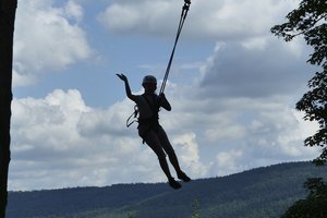 Teamtraining im Hochseilgarten Pressmind Bild-ID : 2317251