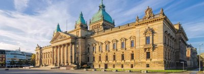 Klassenfahrt Leipzig Blick auf das Bundesverwaltungsgericht Klassenfahrten Leipzig