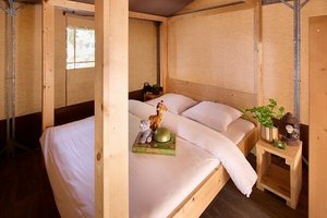 Schlafzimmer Safarizelt Big Five Beispiel