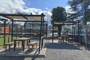 Grillplatz und Sportplatz