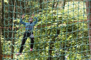 Klettern im Waldseilgarten © Groupe Pierre & Vacances-Center Parcs Pressmind Bild-ID : 1071376