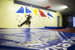 hauseigene Indoor-Boulderwand Pressmind Bild-ID : 1041298