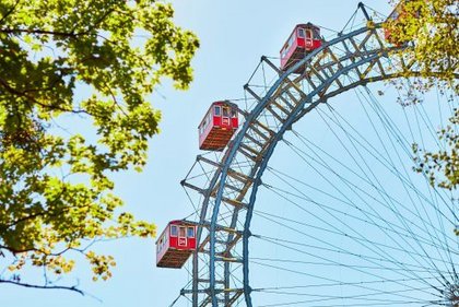 Riesenrad im Wiener Prater – beliebtes Ausflugsziel auf einer Klassenfahrt