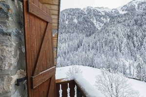 Ausblick vom Balkon