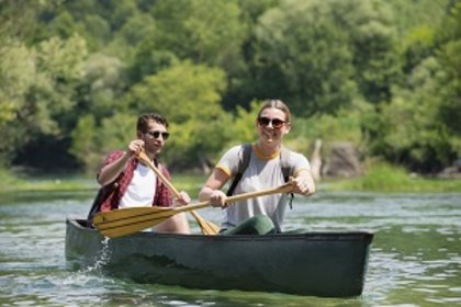 Kanuwanderung auf der Sazava