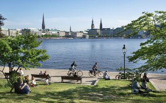 Binnenalster im Sommer Pressmind Bild-ID : 1071145