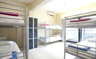 Mehrbettzimmer-Beispiel mit Etagenbetten