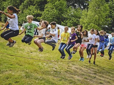 Camp Adventure Bayer. Wald