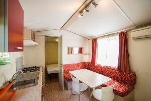Mobile-Home Blu Romantic Beispiel Wohnraum