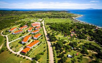 Ferienanlage von oben