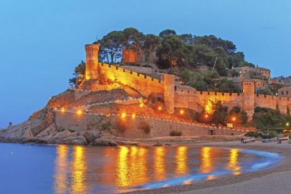 Blick auf Tossa de Mar