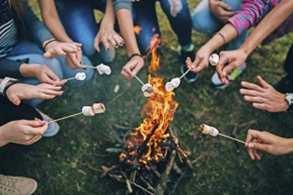 Lagerfeuer Brandenburgische Seen