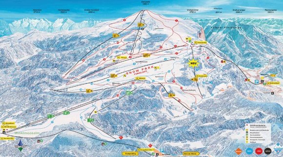 pistenplan skigebiet winklmoosalm skilager chiemgau