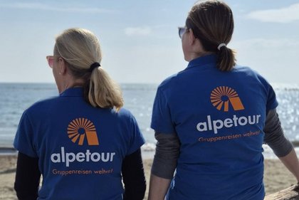 Großgruppe Rom am Strand