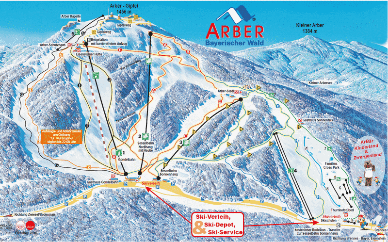 Skigebiet Großer Arber - Bayerischer Wald