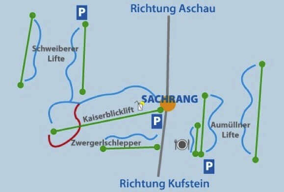 Skigebiet Sachrang - Chiemgau
