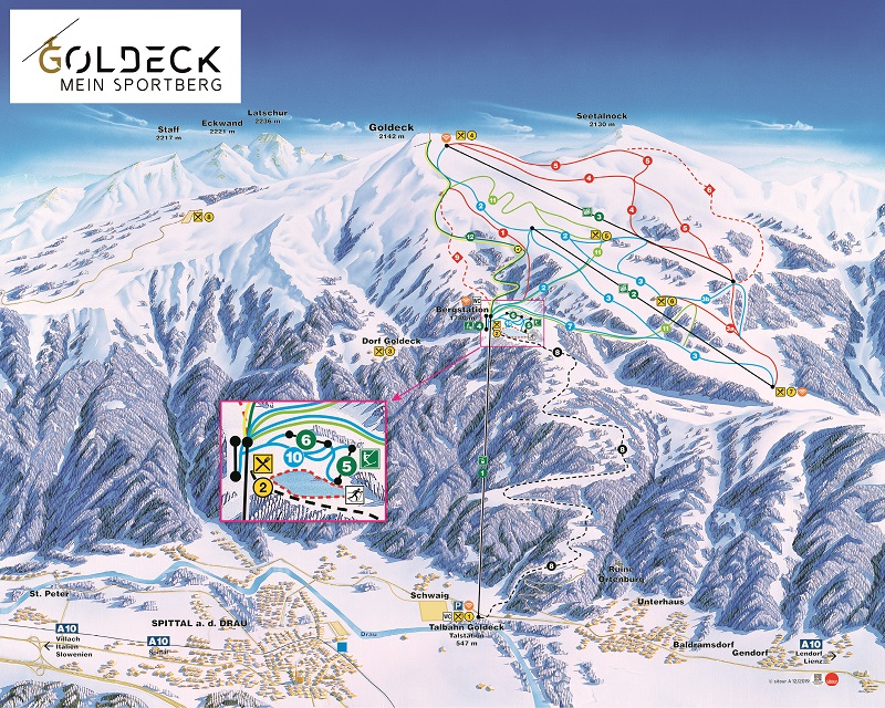 Skigebiet Goldeck