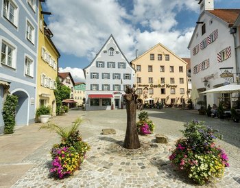 Füssen Altstadt Schrannenplatz